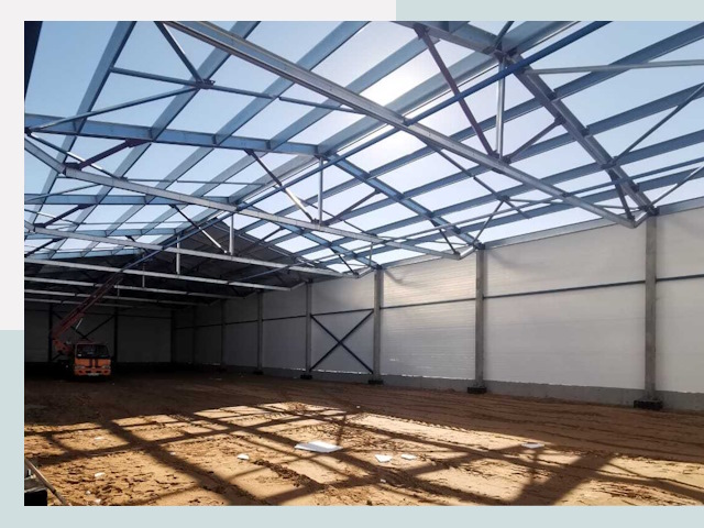 Строительство сенохранилищ в Калуге