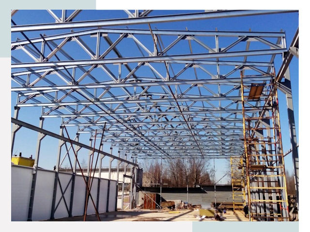 Строительство цехов в Калуга от 607 руб. под ключ