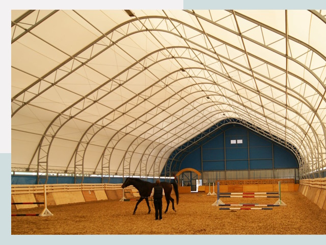 Строительство конных манежей в Калуге