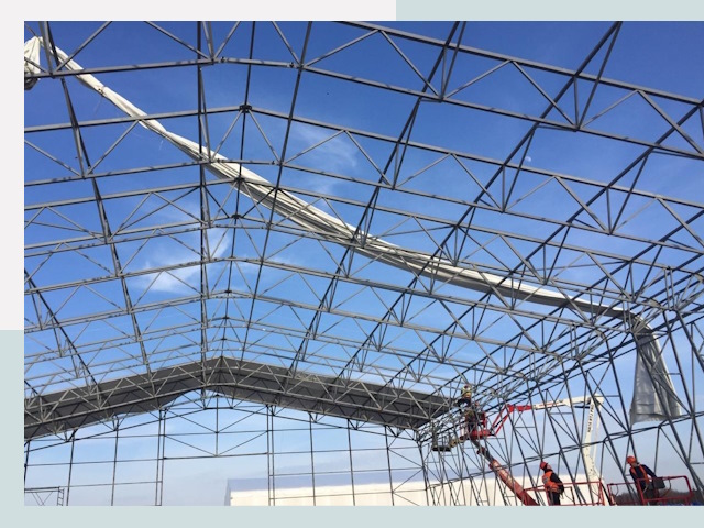 Шатровые ангары от 607 руб. в Калуге и Калужской области