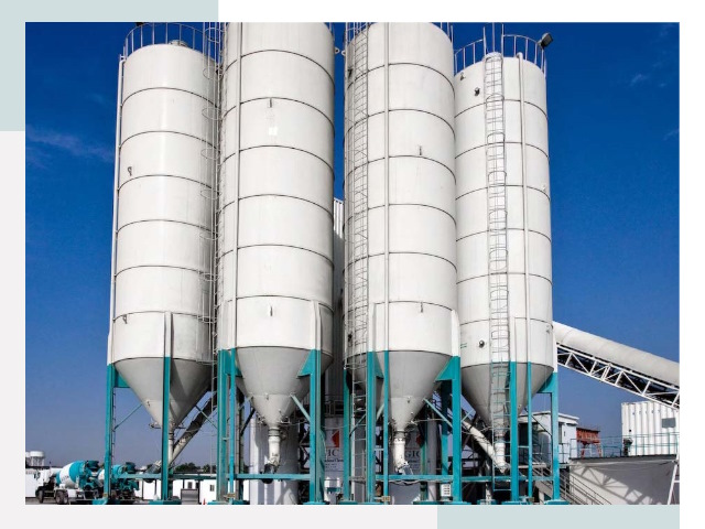 Строительство цементных силосов в Калуге