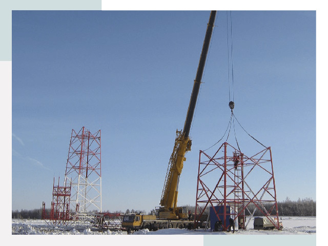 Монтаж вышек связи в Калуге