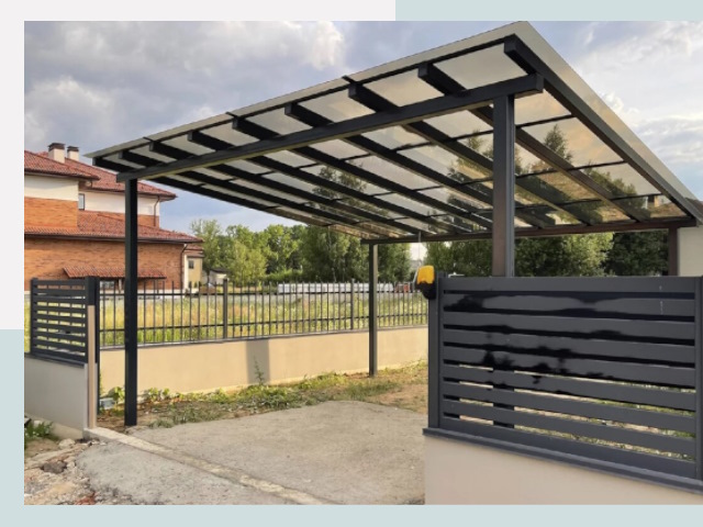 Металлические навесы в Калуга от 607 руб. за м²