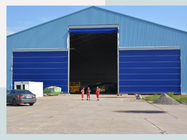 Ангарные ворота в Калуга от СтальСтрой-Клг по цене 607 руб.