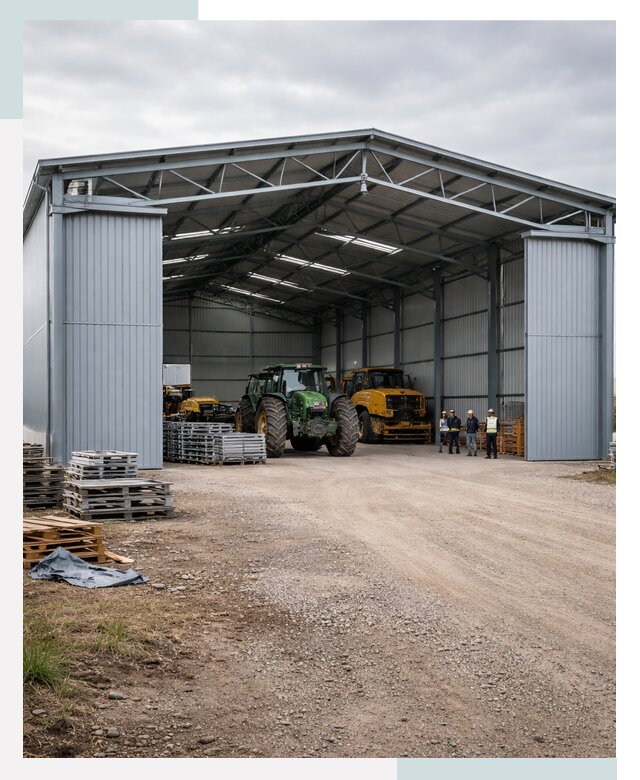 Ангары для сельхозтехники в Калуге от 20228 р. | СтальСтрой-Клг