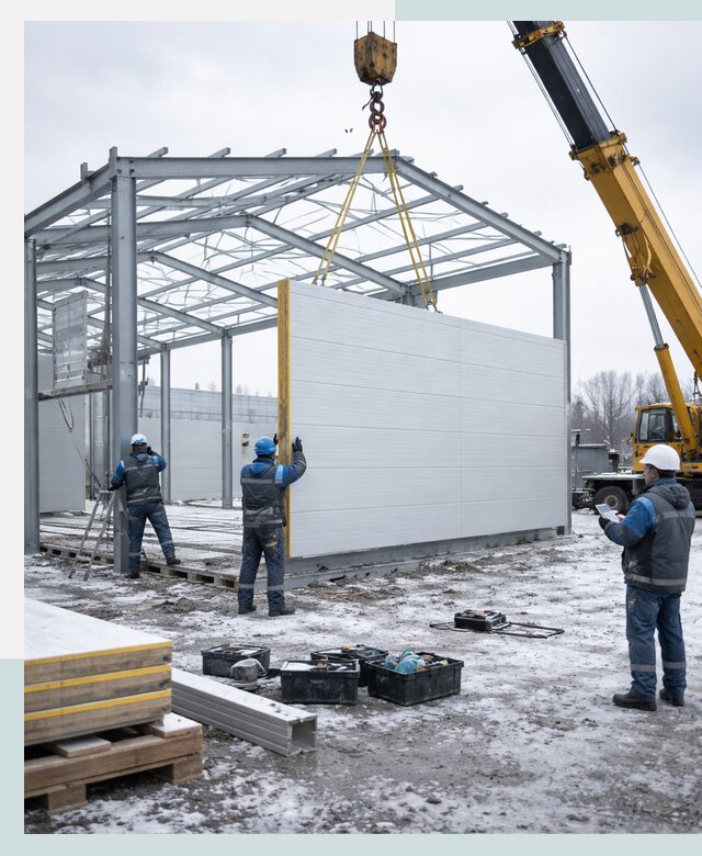Строительство холодильных складов под ключ в Калуге